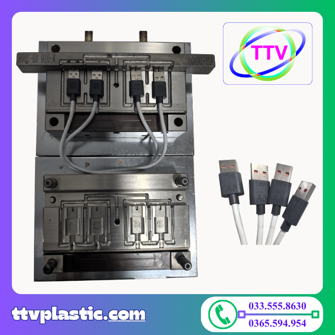 sẢn xuẤt Ép nhỰa ĐẦu dÂy cÁp ĐiỆn thoẠi (1)