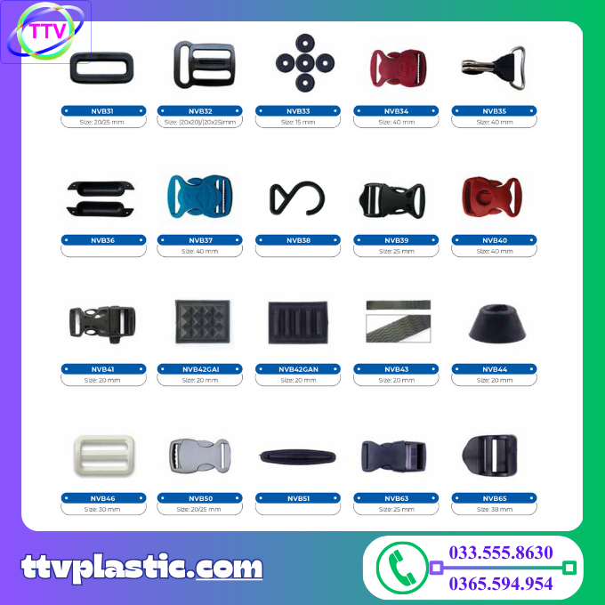 Xưởng Ép Phun Nhựa Khoá Nhựa - Móc Nhựa - Khoen Nhựa Chất Lượng Cao Tại TP.HCM