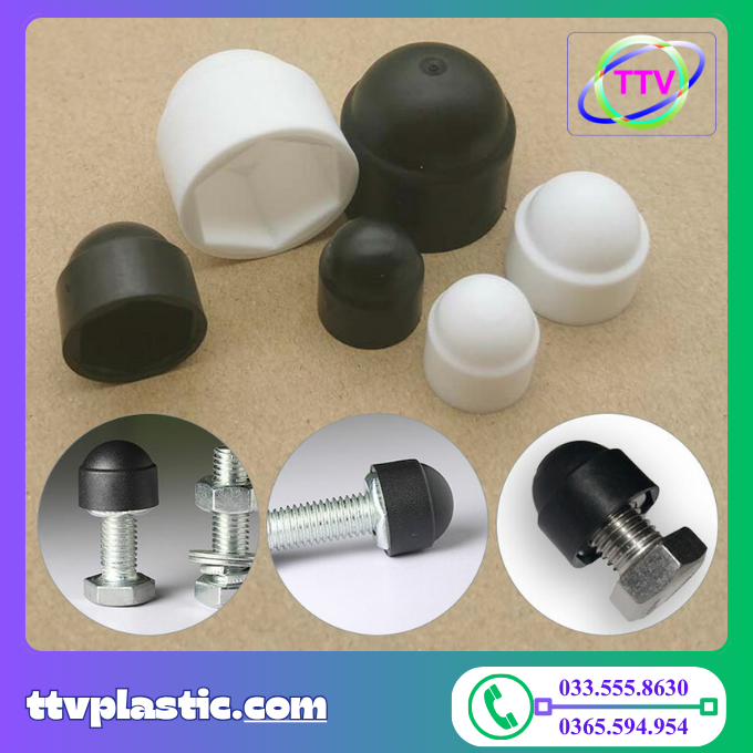 Xưởng Sản Xuất Nắp Chụp Bulong Nhựa Uy Tín - Nhận Gia Công Theo Mẫu, Số Lượng Lớn Xưởng Sản Xuất Nắp Chụp Bulong Nhựa Uy Tín - Nhận Gia Công Theo Mẫu, Số Lượng Lớn