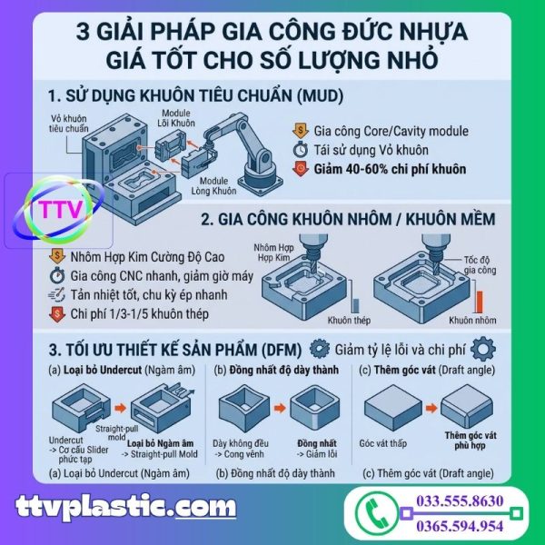 gia công đúc nhựa số lượng ít, gia công đúc nhựa linh hoạt, đúc nhựa theo yêu cầu, xưởng ép nhựa số lượng ít